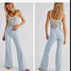 NWOT Free People Florence Flare Jean